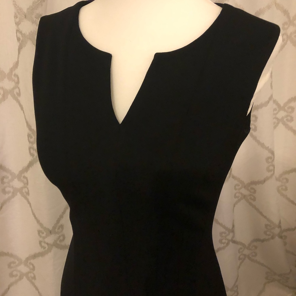 Calvin Klein classic black sheath dress - Picture 3 of 4